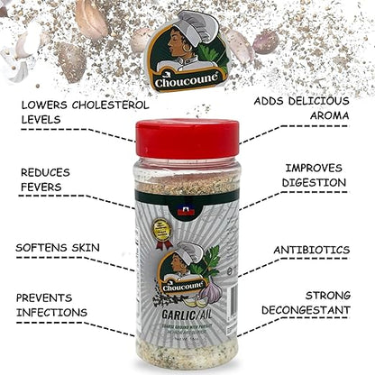 Choucoune Garlic Coarse Ground with Parsley: Flavor Boost