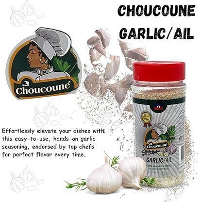 Choucoune Garlic Coarse Ground with Parsley: Flavor Boost