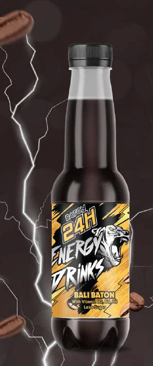 BATON 24H ENERGY DRINK COFFEE Flavor: Fuel Your Day, the Caribbean Way